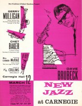 1958, Carnegie Hall, handbill 